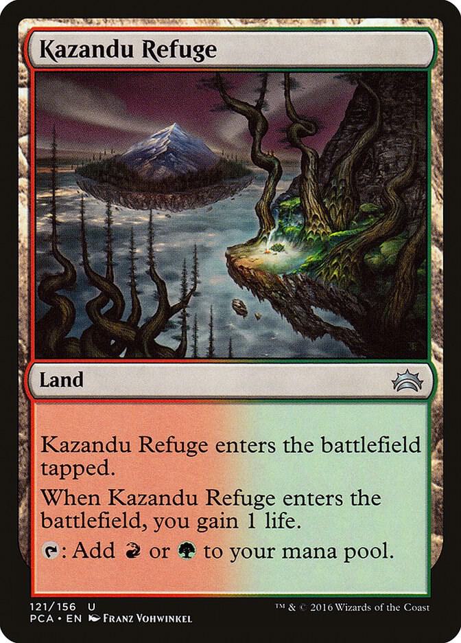 Kazandu Refuge 121 card from Planechase Anthology
