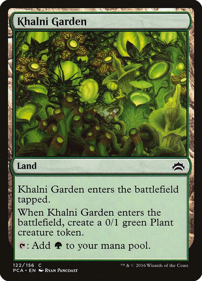 Khalni Garden 122 card from Planechase Anthology