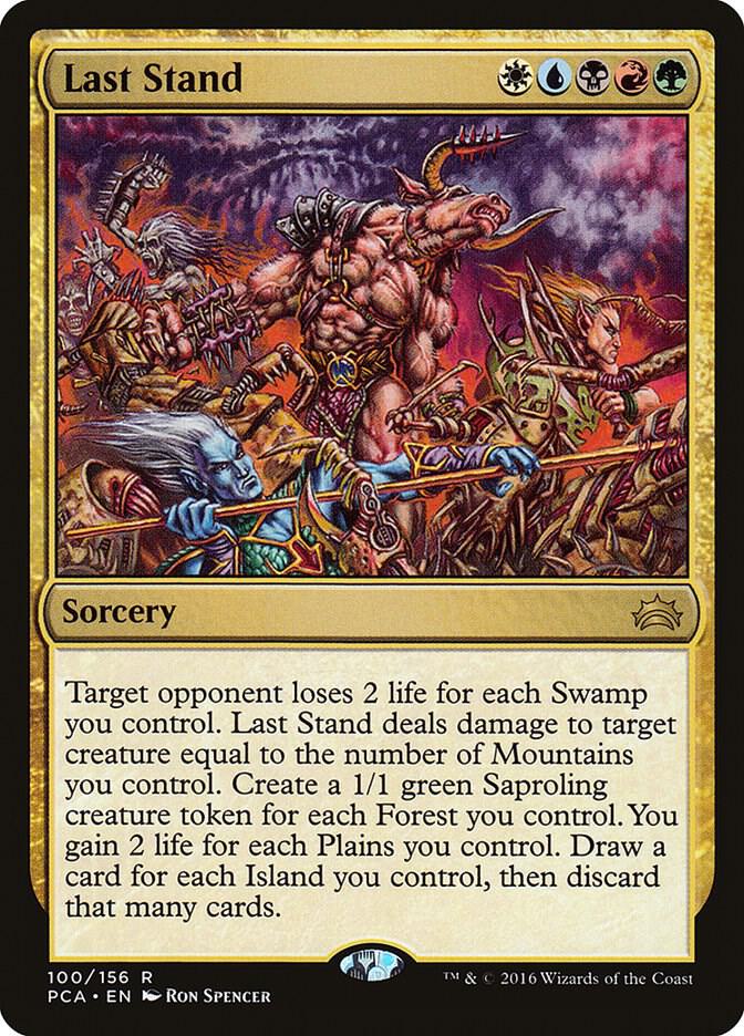 Last Stand 100 card from Planechase Anthology
