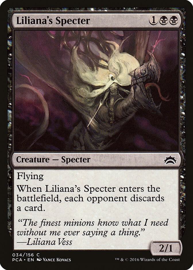 Liliana's Specter 34 card from Planechase Anthology