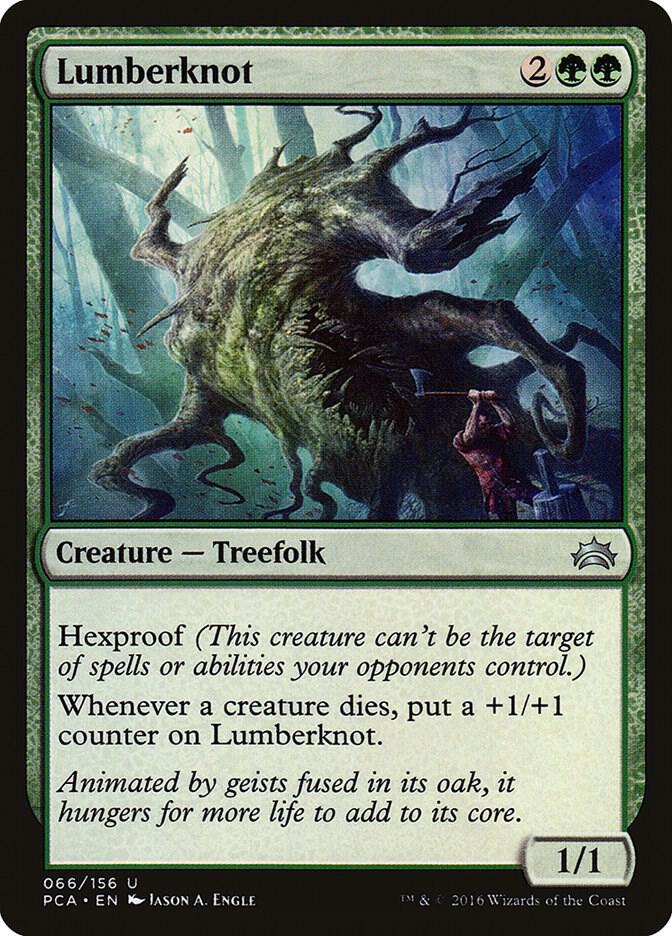 Lumberknot 66 card from Planechase Anthology