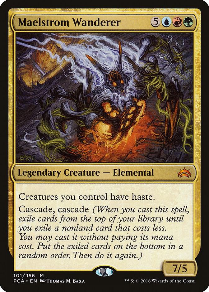 Maelstrom Wanderer 101 card from Planechase Anthology
