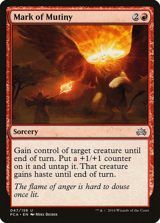 Mark of Mutiny 47 card from Planechase Anthology