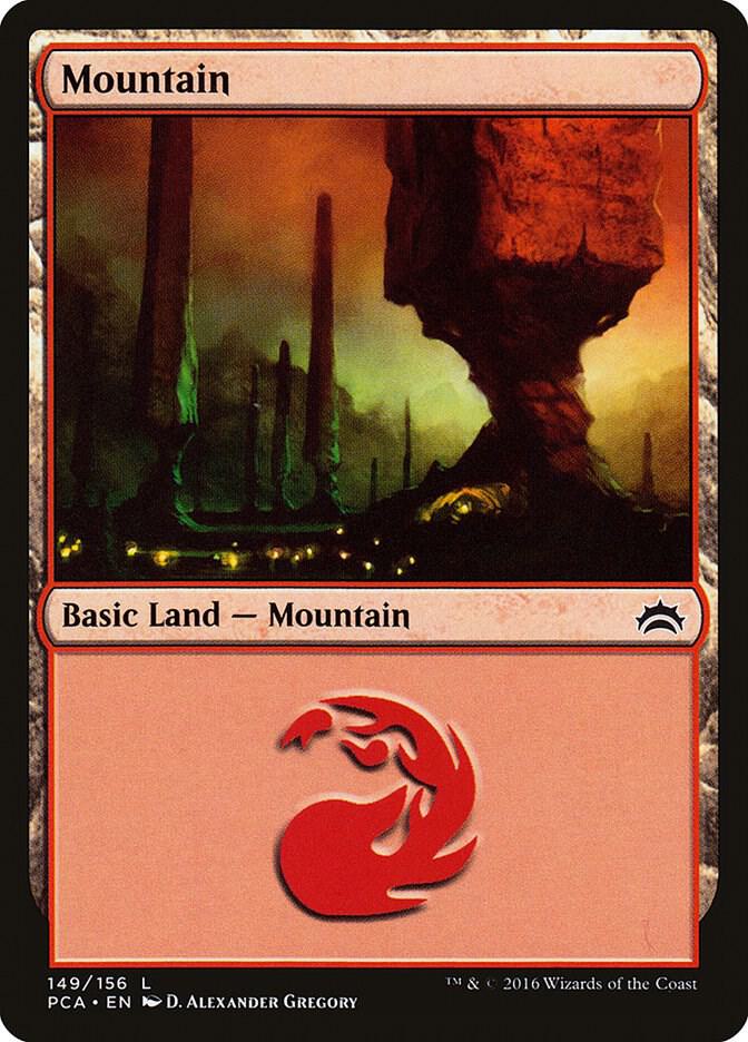Mountain 149 card from Planechase Anthology
