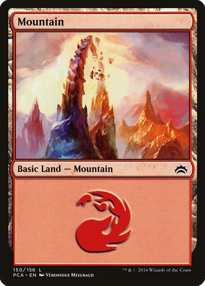 Mountain 150 card from Planechase Anthology