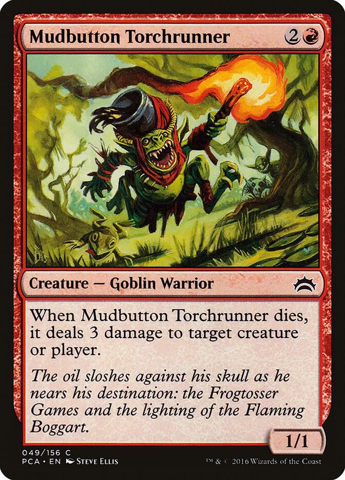 Mudbutton Torchrunner 49 card from Planechase Anthology