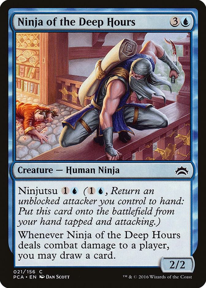 Ninja of the Deep Hours 21 card from Planechase Anthology