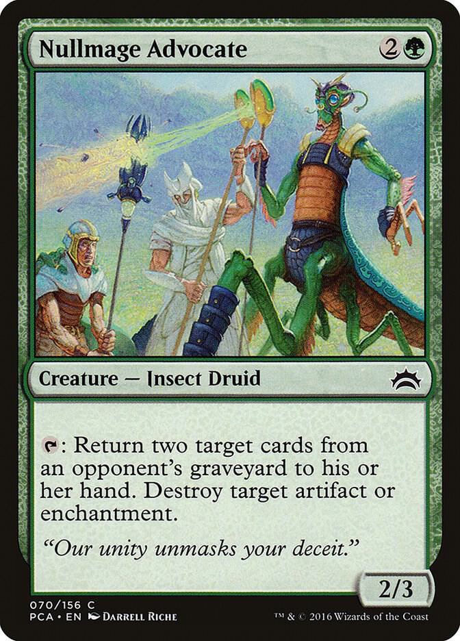 Nullmage Advocate 70 card from Planechase Anthology