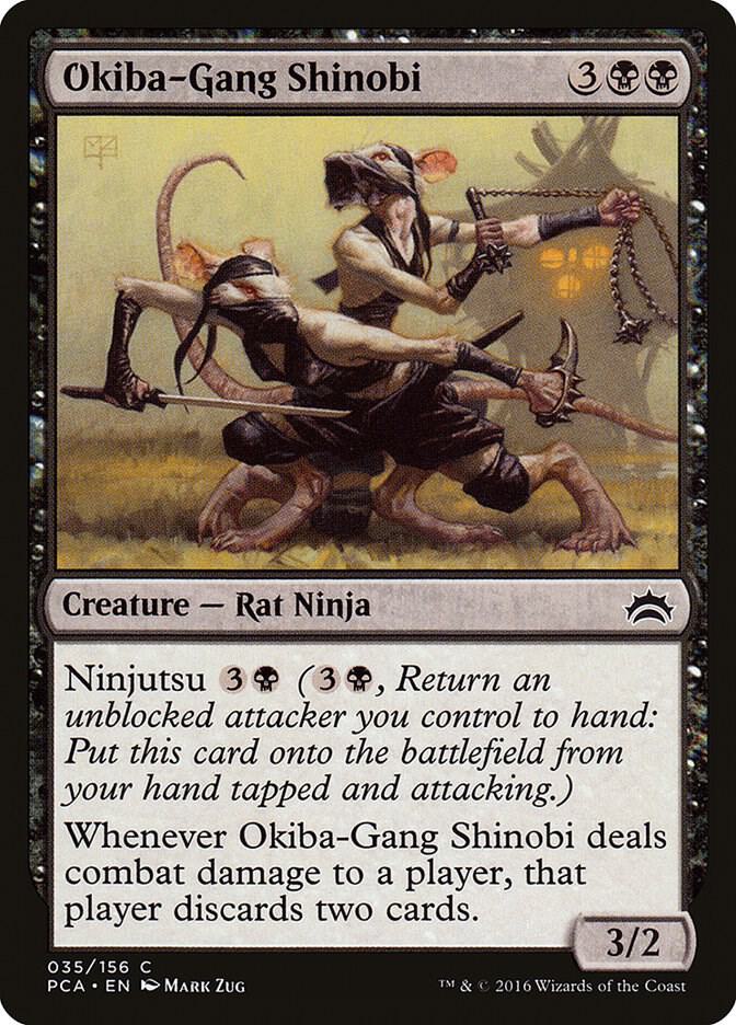 Okiba-Gang Shinobi 35 card from Planechase Anthology