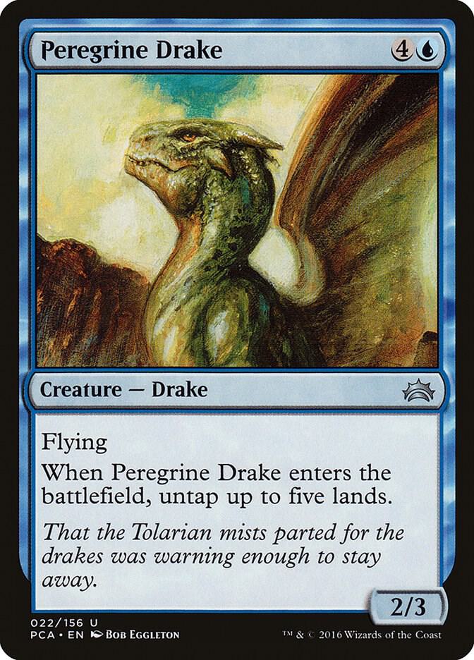 Peregrine Drake 22 card from Planechase Anthology