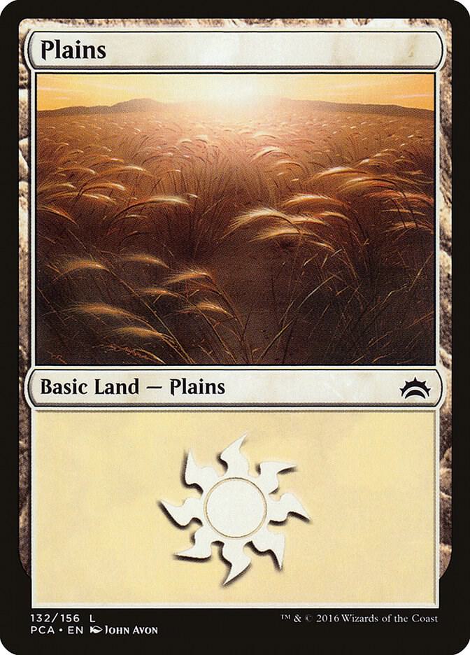 Plains 132 card from Planechase Anthology