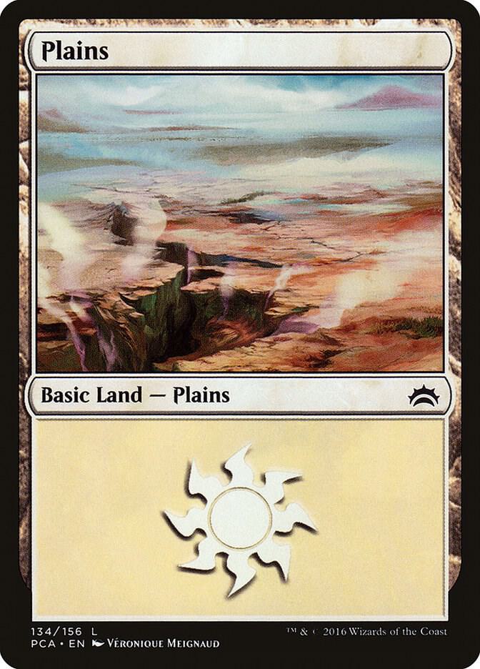 Plains 134 card from Planechase Anthology