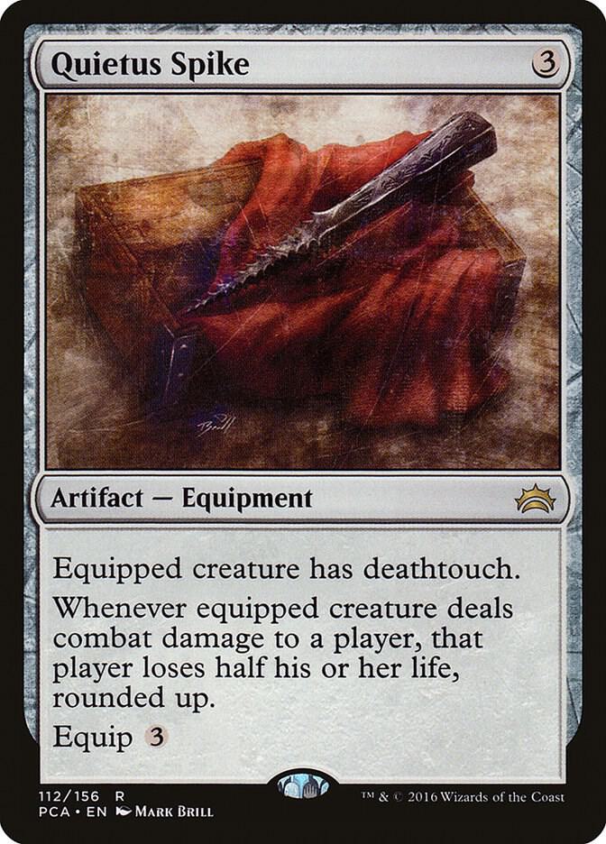 Quietus Spike 112 card from Planechase Anthology