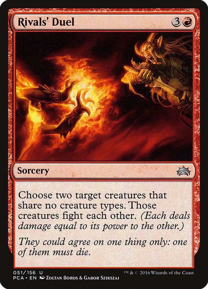 Rivals' Duel 51 card from Planechase Anthology