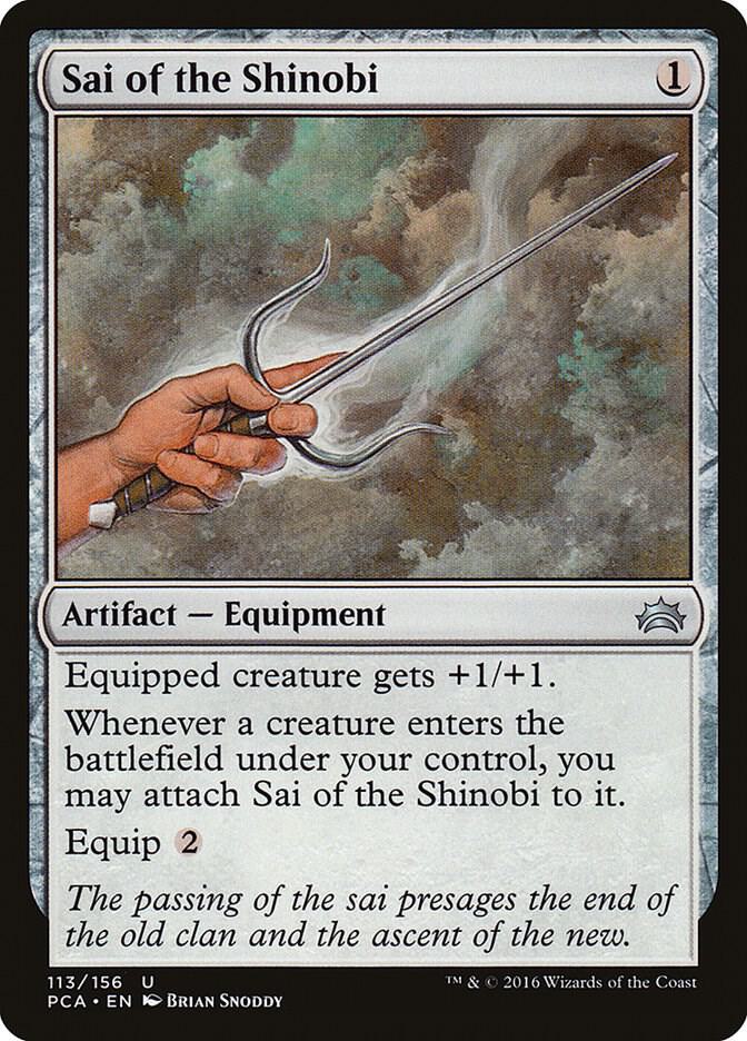 Sai of the Shinobi 113 card from Planechase Anthology