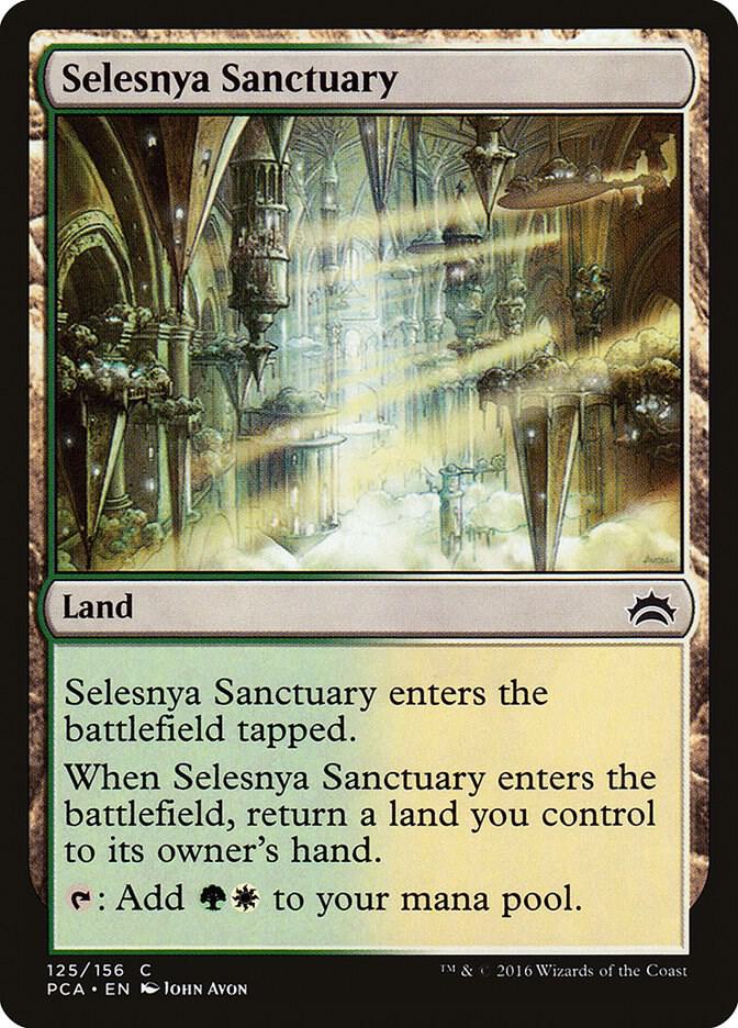 Selesnya Sanctuary 125 card from Planechase Anthology