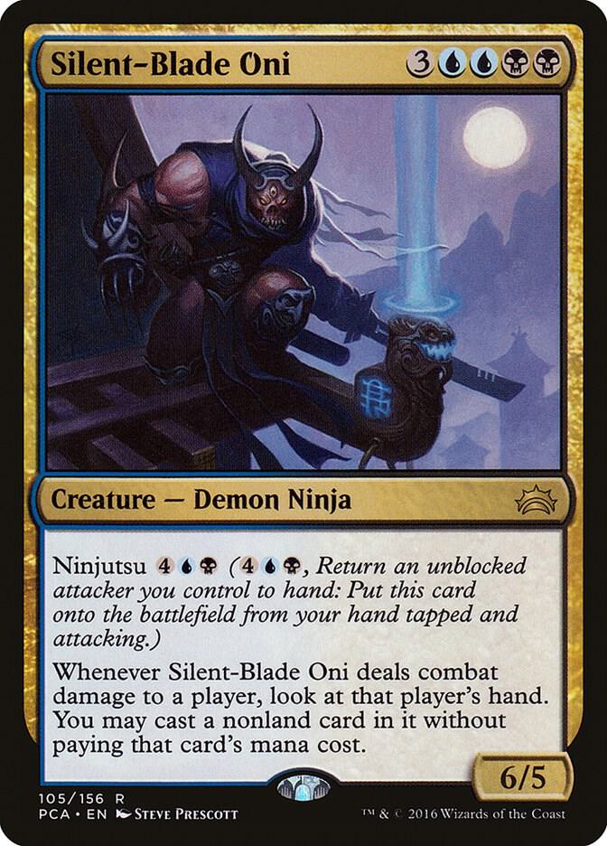 Silent-Blade Oni 105 card from Planechase Anthology