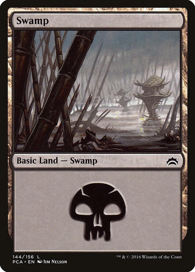 Swamp 144 card from Planechase Anthology