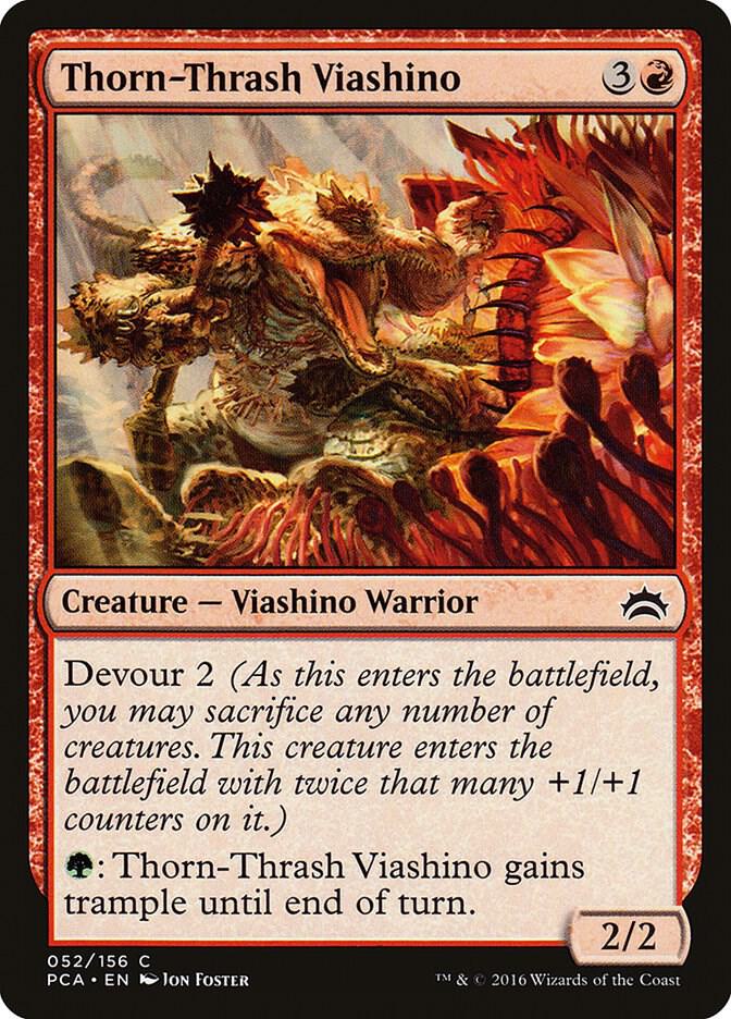 Thorn-Thrash Viashino 52 card from Planechase Anthology