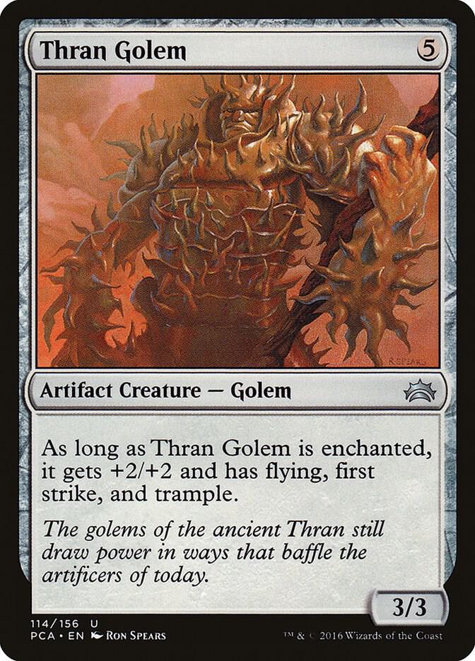 Thran Golem 114 card from Planechase Anthology