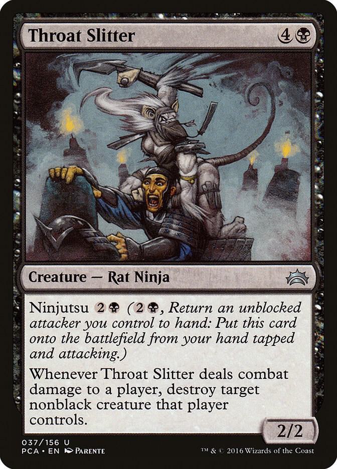 Throat Slitter 37 card from Planechase Anthology