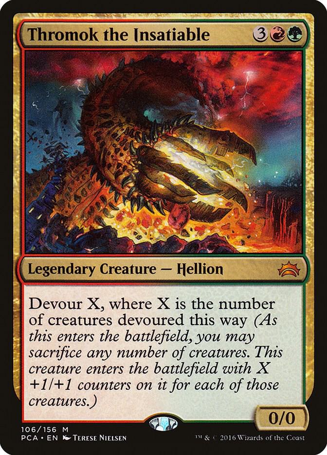 Thromok the Insatiable 106 card from Planechase Anthology