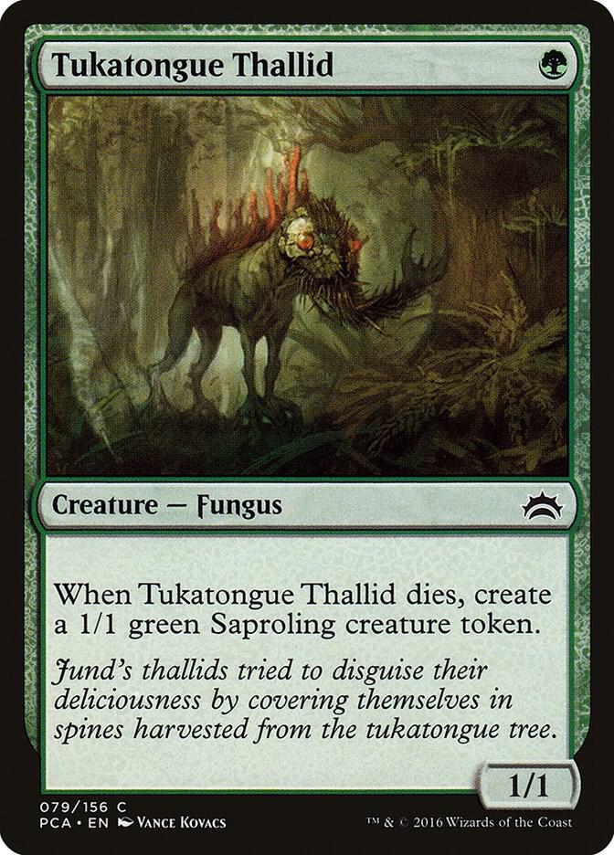 Tukatongue Thallid 79 card from Planechase Anthology