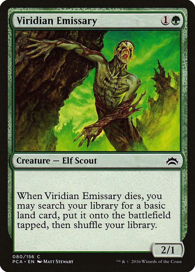 Viridian Emissary 80 card from Planechase Anthology