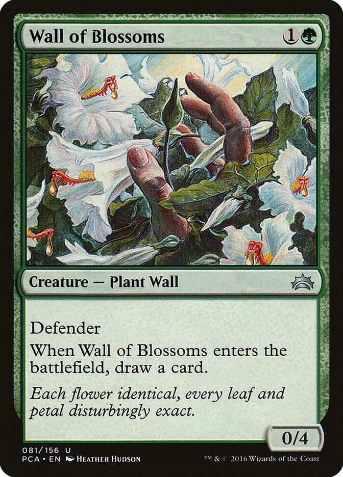 Wall of Blossoms 81 card from Planechase Anthology