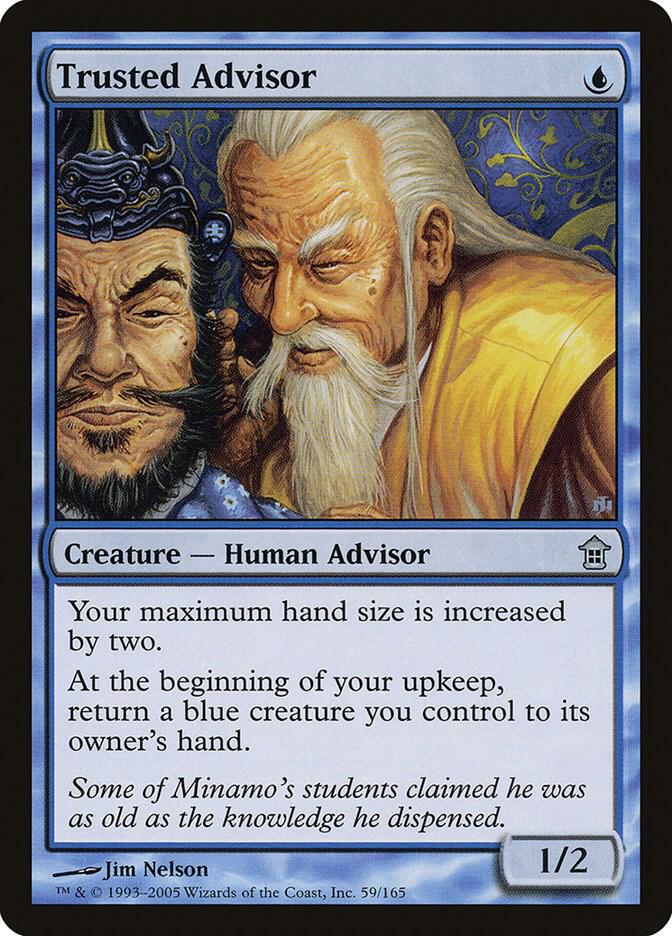 Trusted Advisor 59 card from Saviors of Kamigawa