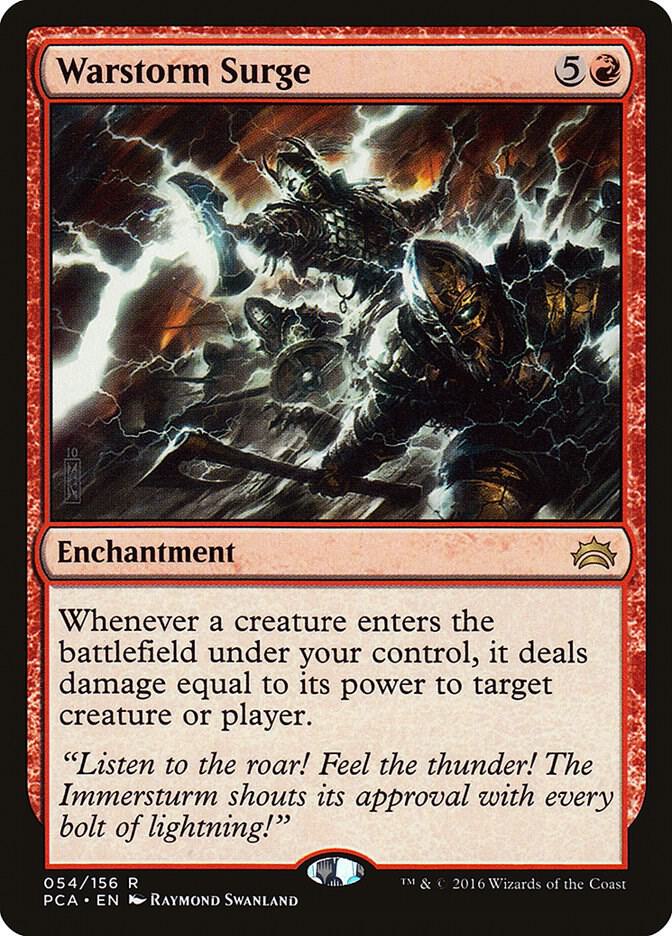 Warstorm Surge 54 card from Planechase Anthology