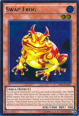 Swap Frog (UTR) OP03-EN001 card from OTS Tournament Pack 3