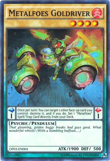 Metalfoes Goldriver OP03-EN004 card from OTS Tournament Pack 3