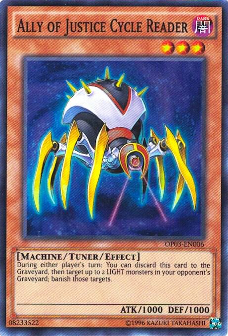 Ally of Justice Cycle Reader OP03-EN006 card from OTS Tournament Pack 3
