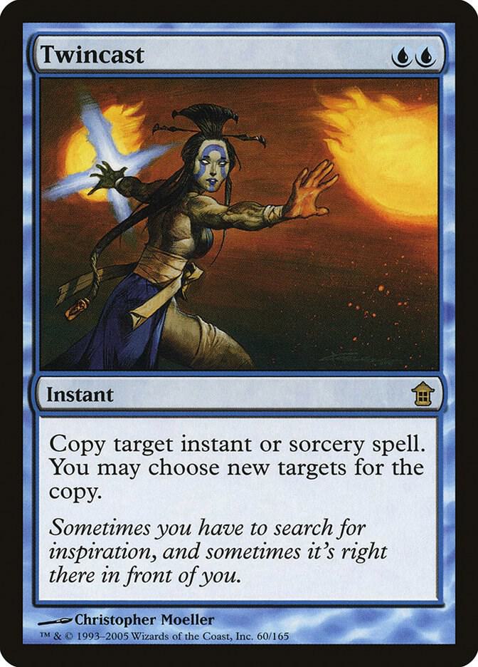 Twincast 60 card from Saviors of Kamigawa