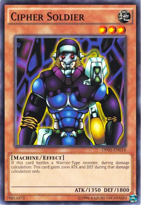 Cipher Soldier OP03-EN016 card from OTS Tournament Pack 3