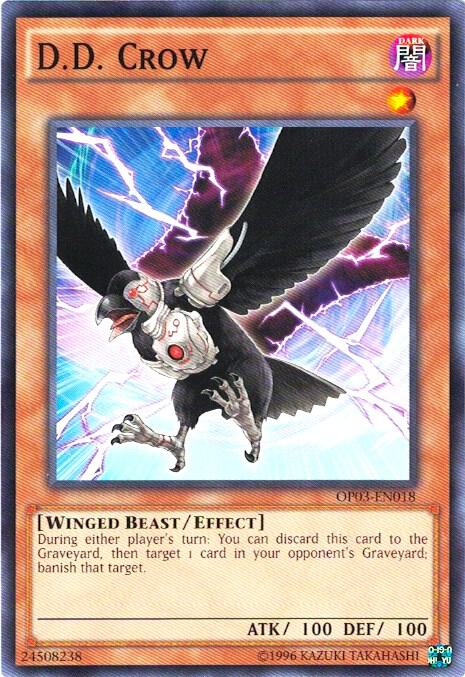 D.D. Crow OP03-EN018 card from OTS Tournament Pack 3