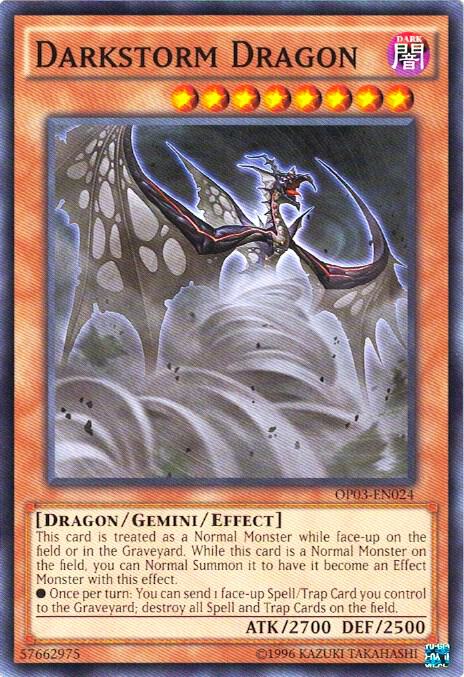 Darkstorm Dragon OP03-EN024 card from OTS Tournament Pack 3