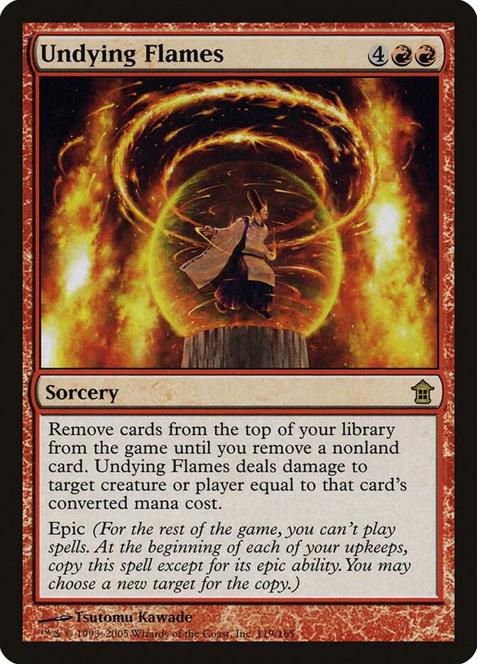 Undying Flames 119 card from Saviors of Kamigawa