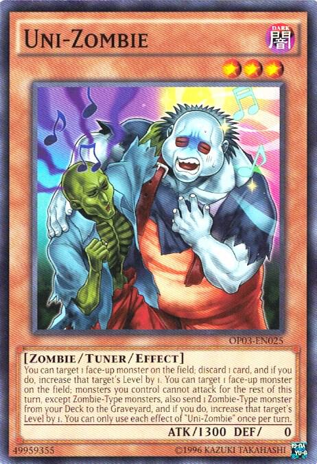 Uni-Zombie OP03-EN025 card from OTS Tournament Pack 3