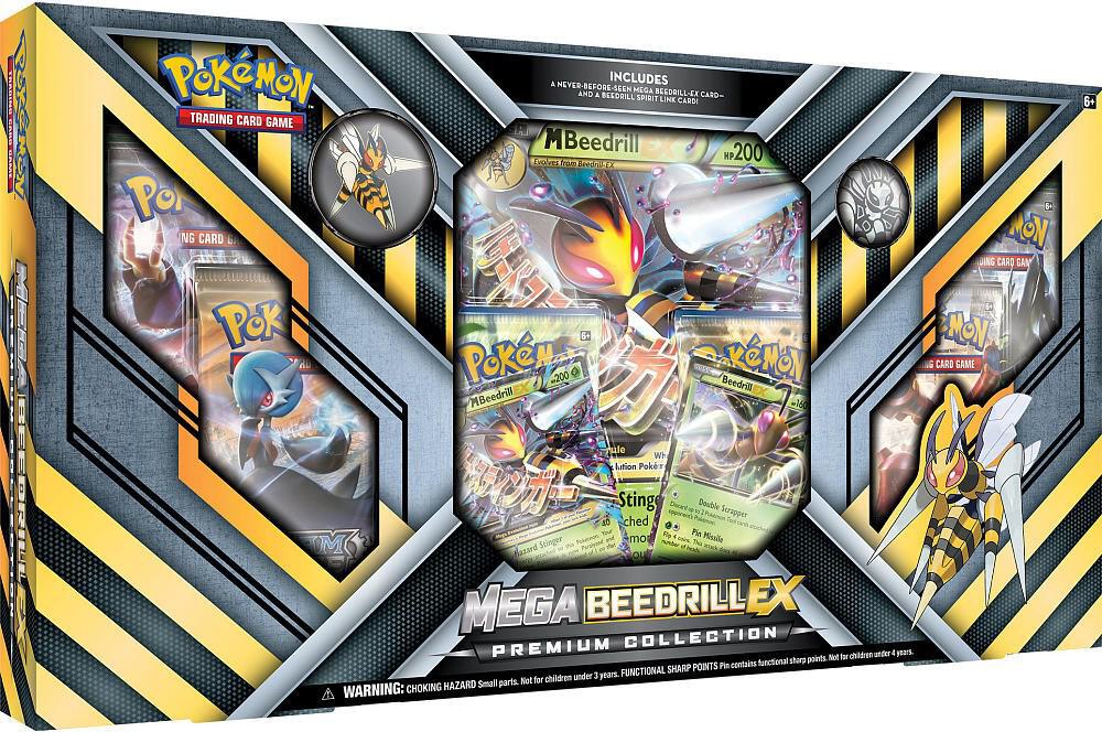 Mega Beedrill EX Premium Collection card from XY - Evolutions