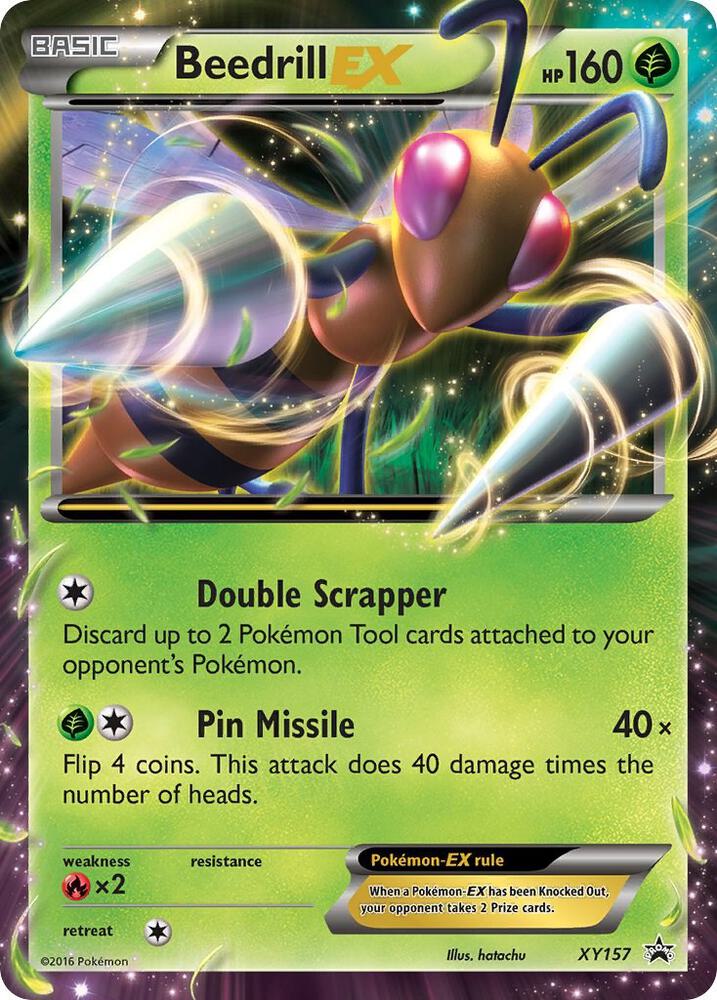 Beedrill EX XY157 card from XY Promos