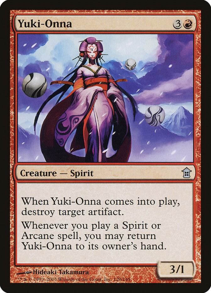 Yuki-Onna 120 card from Saviors of Kamigawa