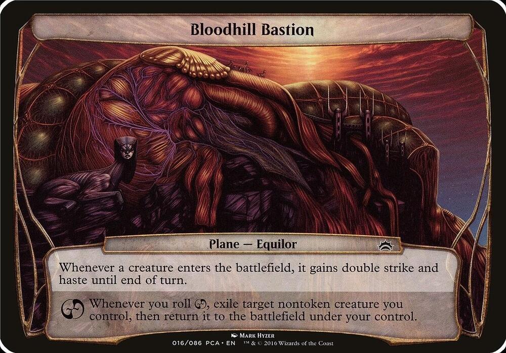 Bloodhill Bastion (Planechase Anthology) card from Oversize Cards