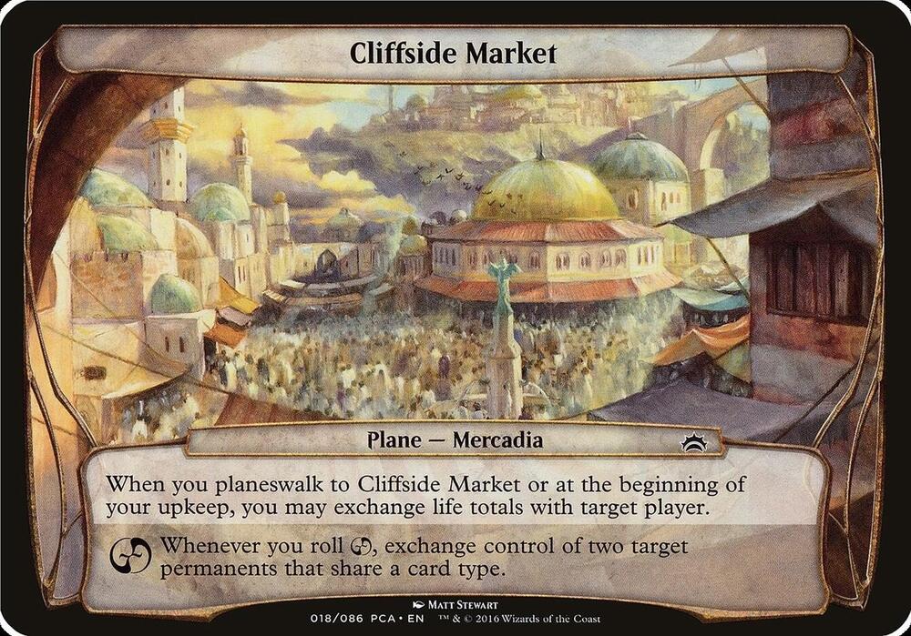 Cliffside Market (Planechase Anthology) card from Oversize Cards