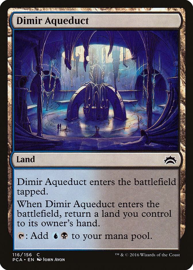 Dimir Aqueduct 116 card from Planechase Anthology