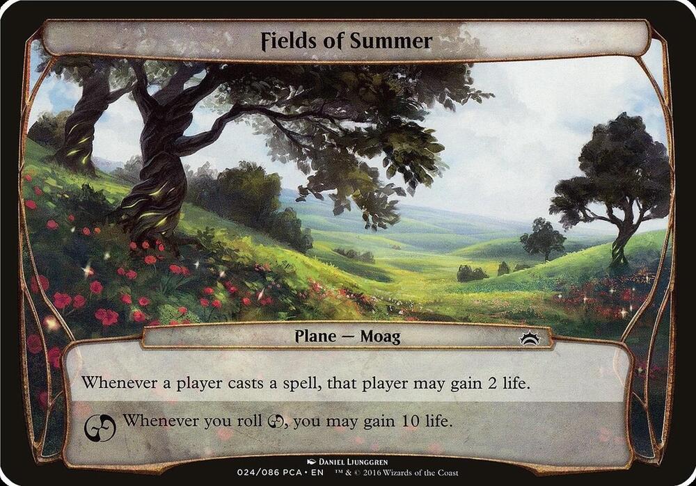 Fields of Summer (Planechase Anthology) card from Oversize Cards