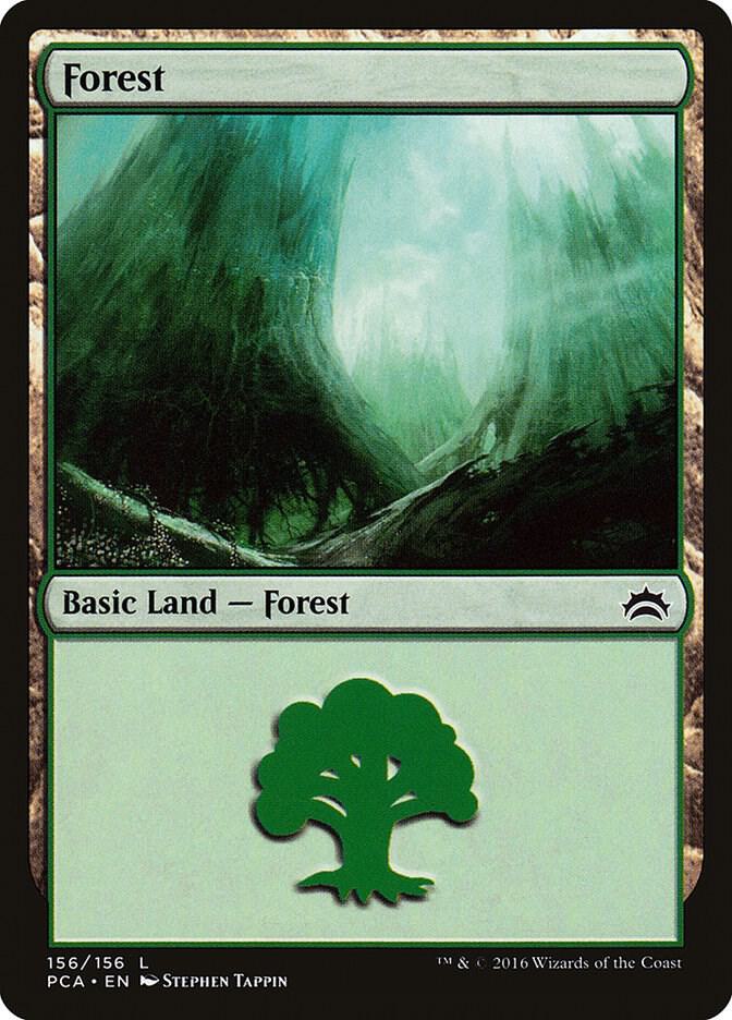 Forest 156 card from Planechase Anthology