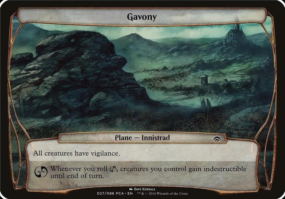 Gavony (Planechase Anthology) card from Oversize Cards