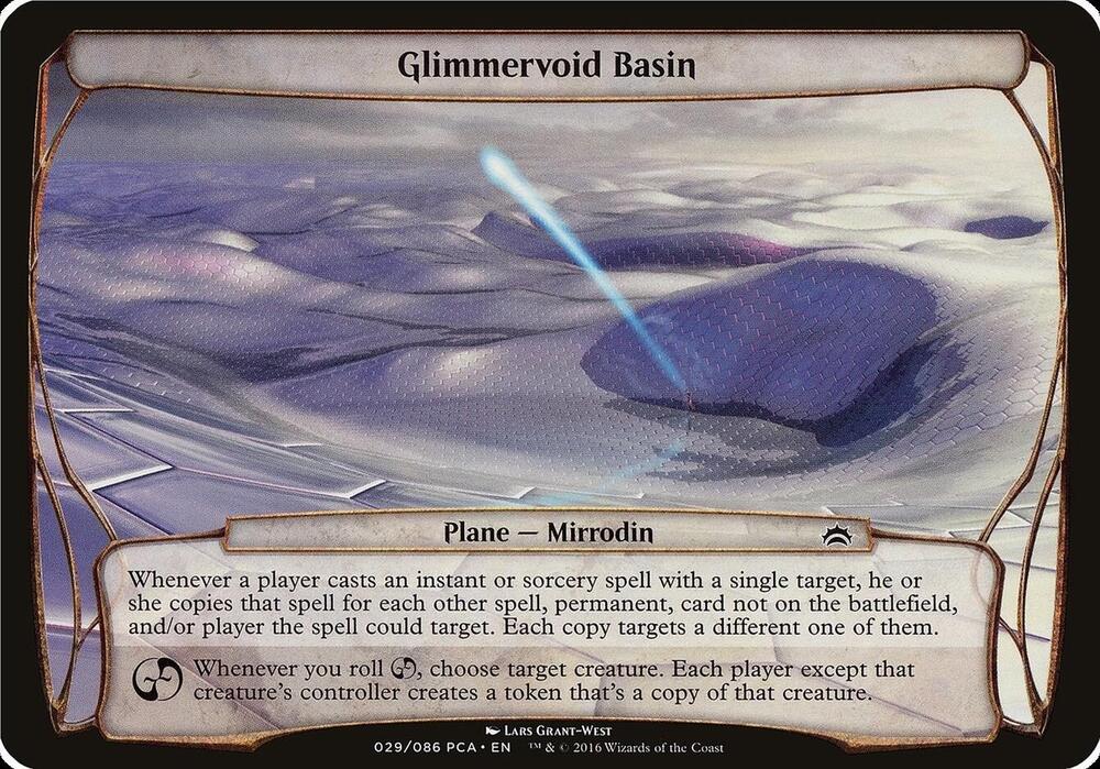 Glimmervoid Basin (Planechase Anthology) card from Oversize Cards